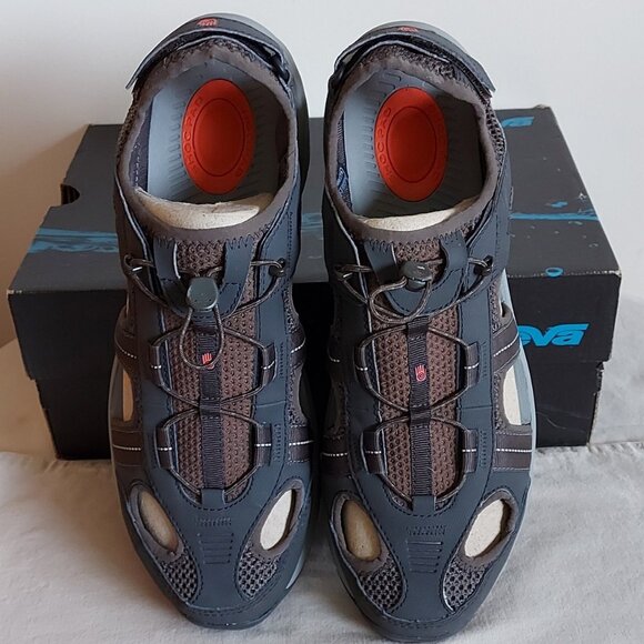 Teva Mens Churnium Sandal Brown Multi Sport Slip On Sz 11.5 NEW IN BOX - Picture 1 of 8